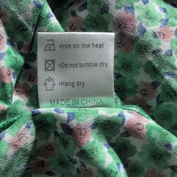 Floral Green Maxi Dress - Picture 7 of 10